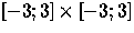 $[-3;3]\times[-3;3]$